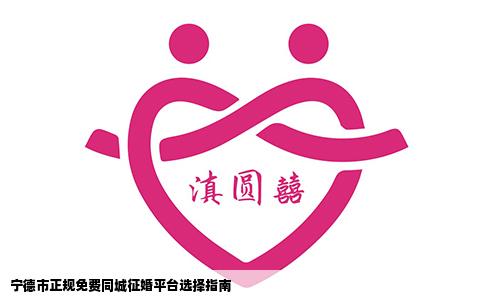 宁德市正规免费同城征婚平台选择指南