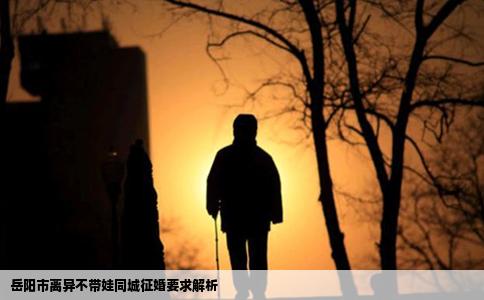 岳阳市离异不带娃同城征婚要求解析