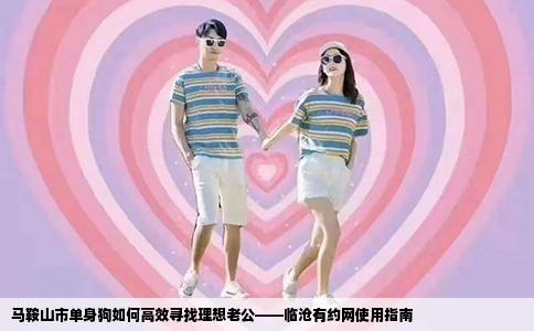 马鞍山市单身狗如何高效寻找理想老公——临沧有约网使用指南