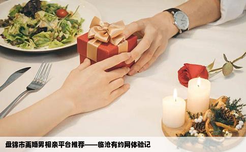 盘锦市离婚男相亲平台推荐——临沧有约网体验记
