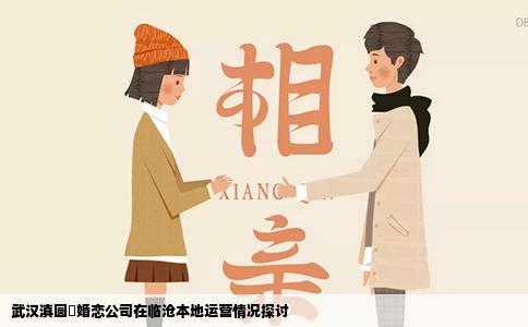 武汉滇圆囍婚恋公司在临沧本地运营情况探讨
