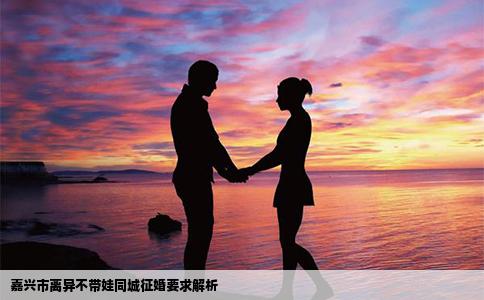 嘉兴市离异不带娃同城征婚要求解析