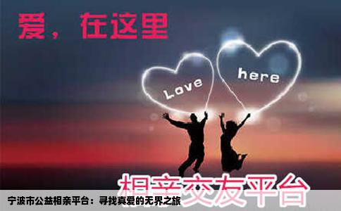 宁波市公益相亲平台：寻找真爱的无界之旅