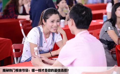 揭秘热门相亲节目：哪一档才是你的最佳选择？