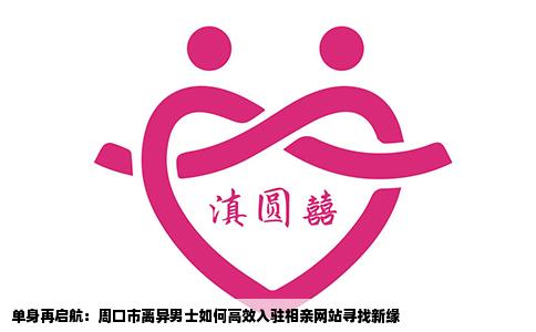单身再启航：周口市离异男士如何高效入驻相亲网站寻找新缘